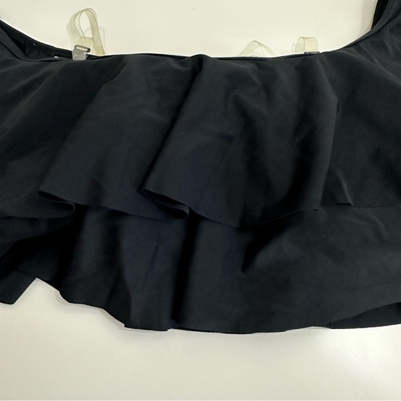 Off The Shoulder Women’s Black Swimsuit Top - Picture 7 of 7